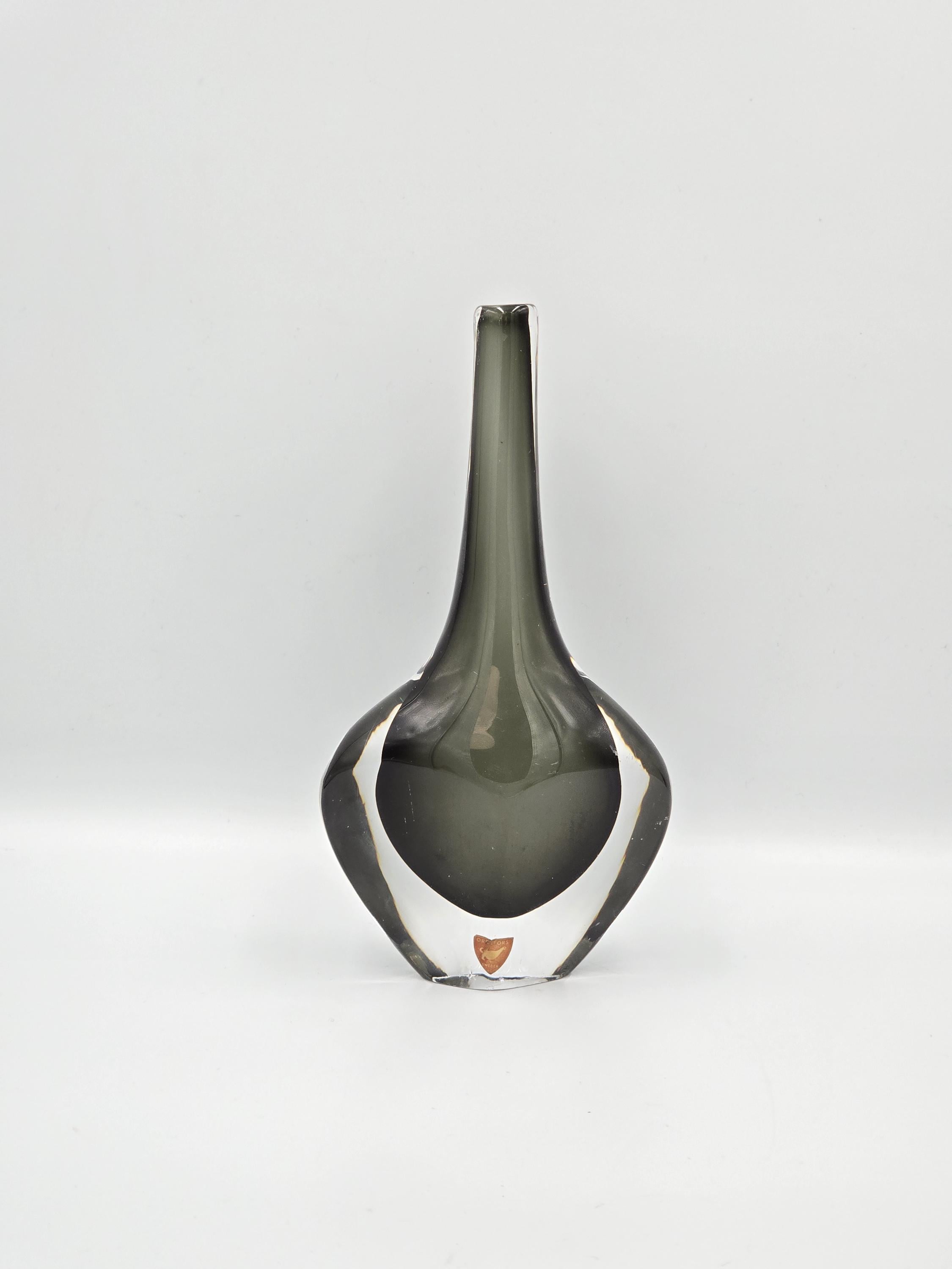 Nils Landberg Orrefors Vase - Etsy