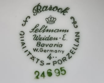 Seltmann Weiden E. porcelain teapot no. 24695 | Bavaria W. Germany