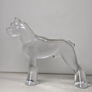 Vintage Kosta Boda Zoo Serie Glas Hund von Bertil Vallien