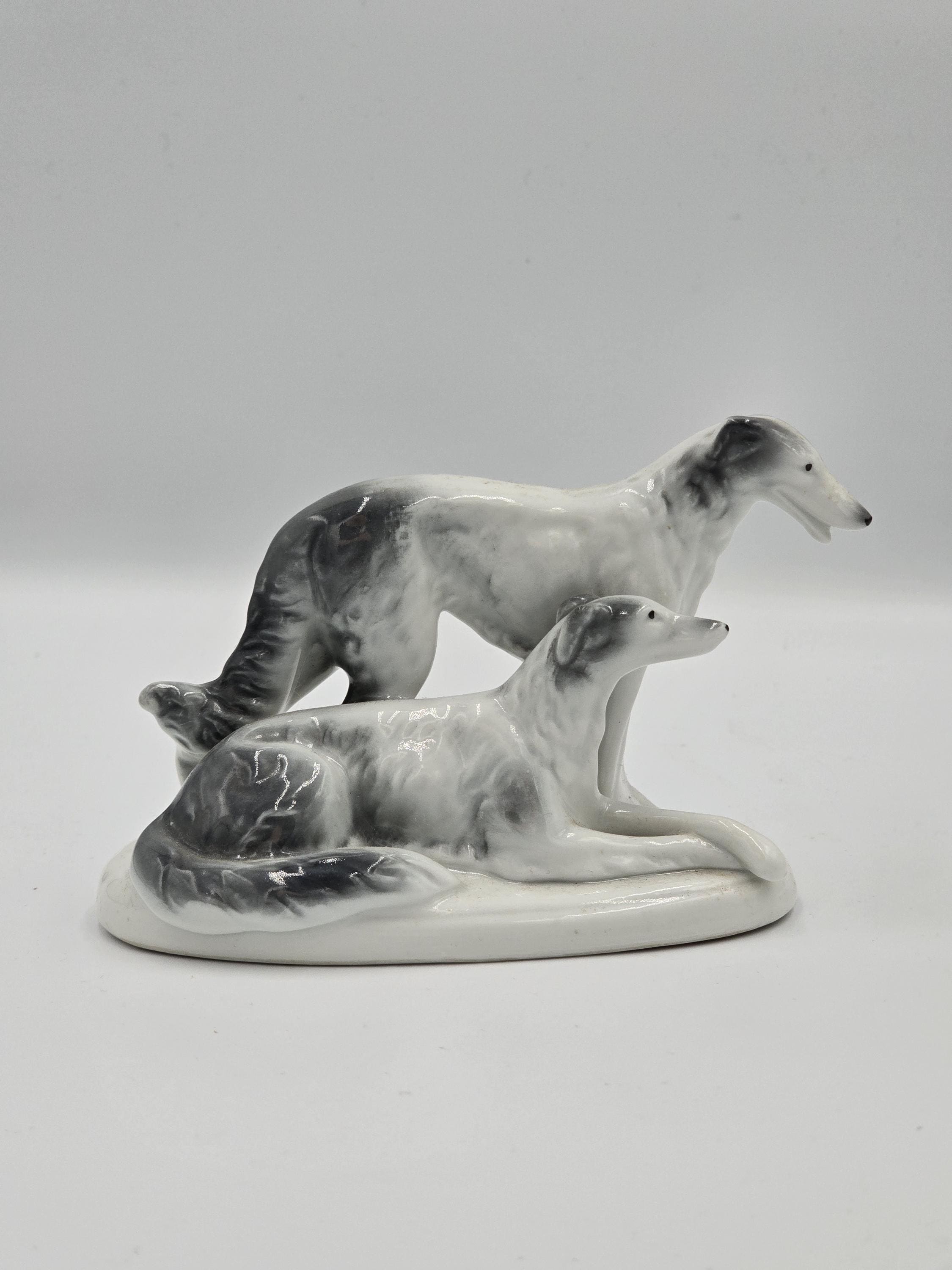 Borzoi Figurine Antique - Etsy