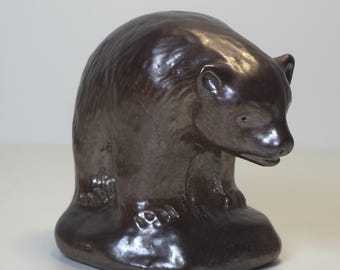 ヴィンテージ スウェーデン製陶器製クマの置物 | スカンジナビア