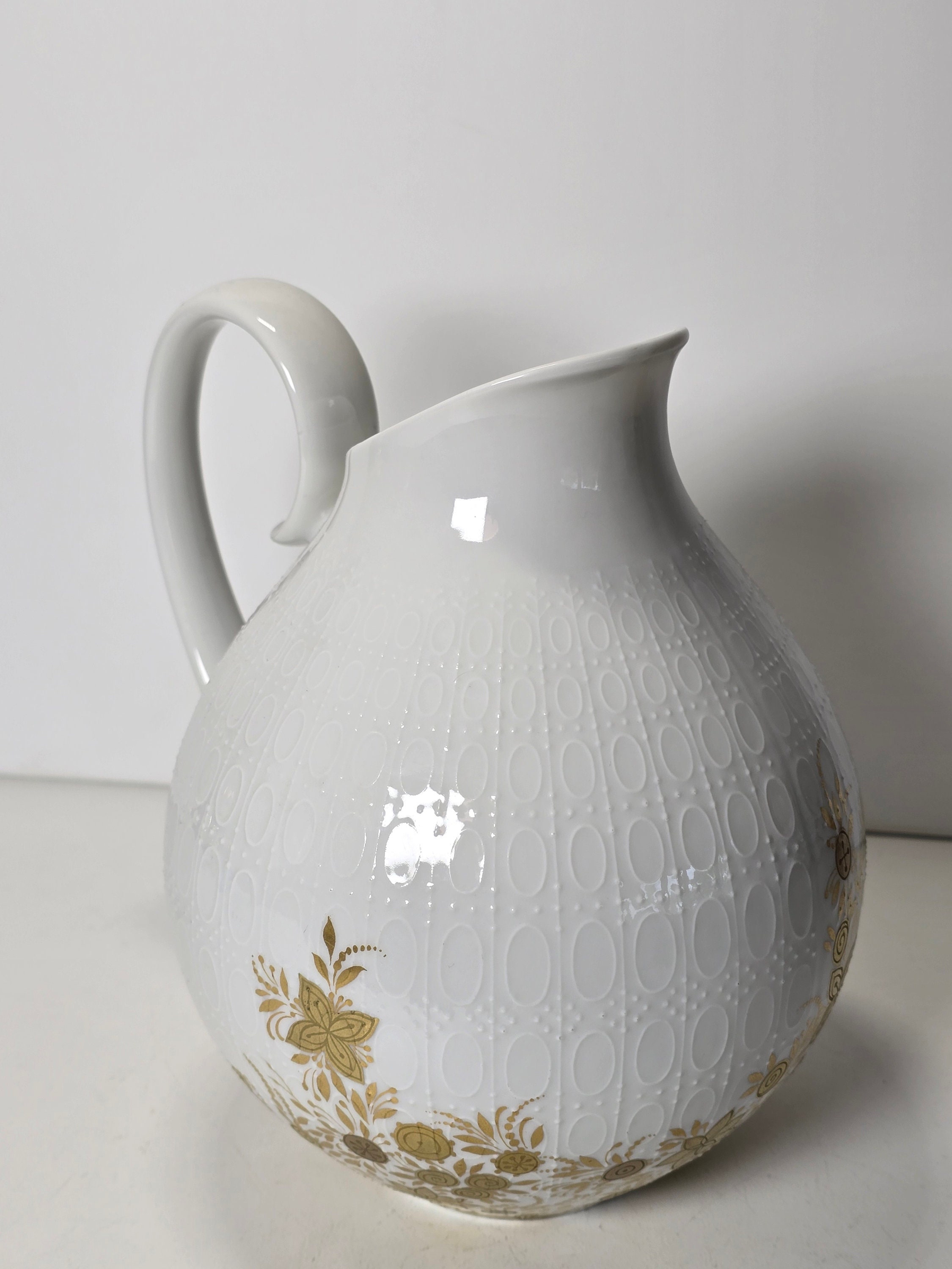 Rosenthal Studio Linie Porcelain Jug Designed by Bjorn Wiinblad