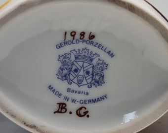 Vintage Gerold Porzellan Bavaria Vase | Made in West Germany