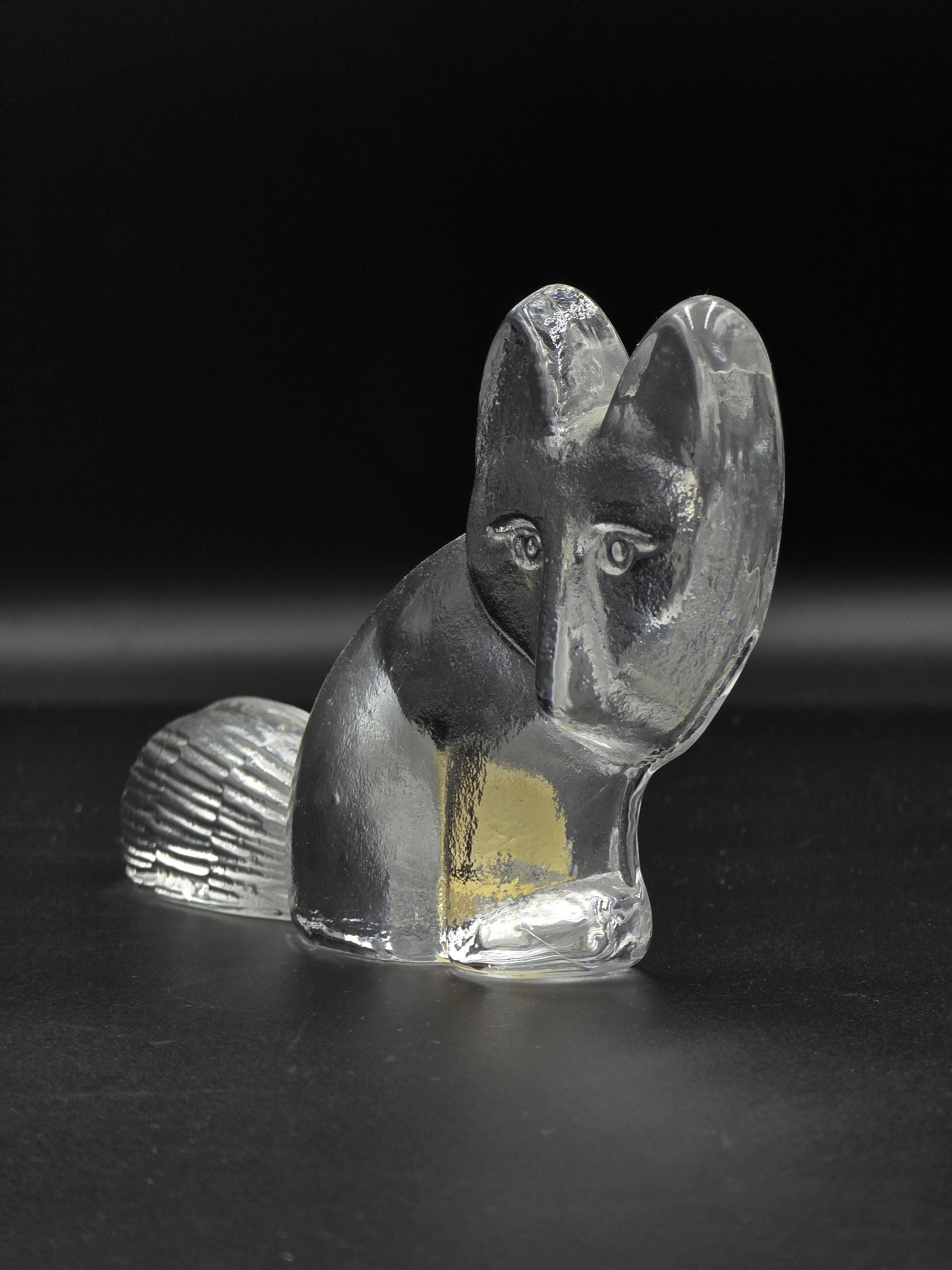 Collectible Glass Fox by Lisa Larson, Royal Krona Sweden | - Etsy
