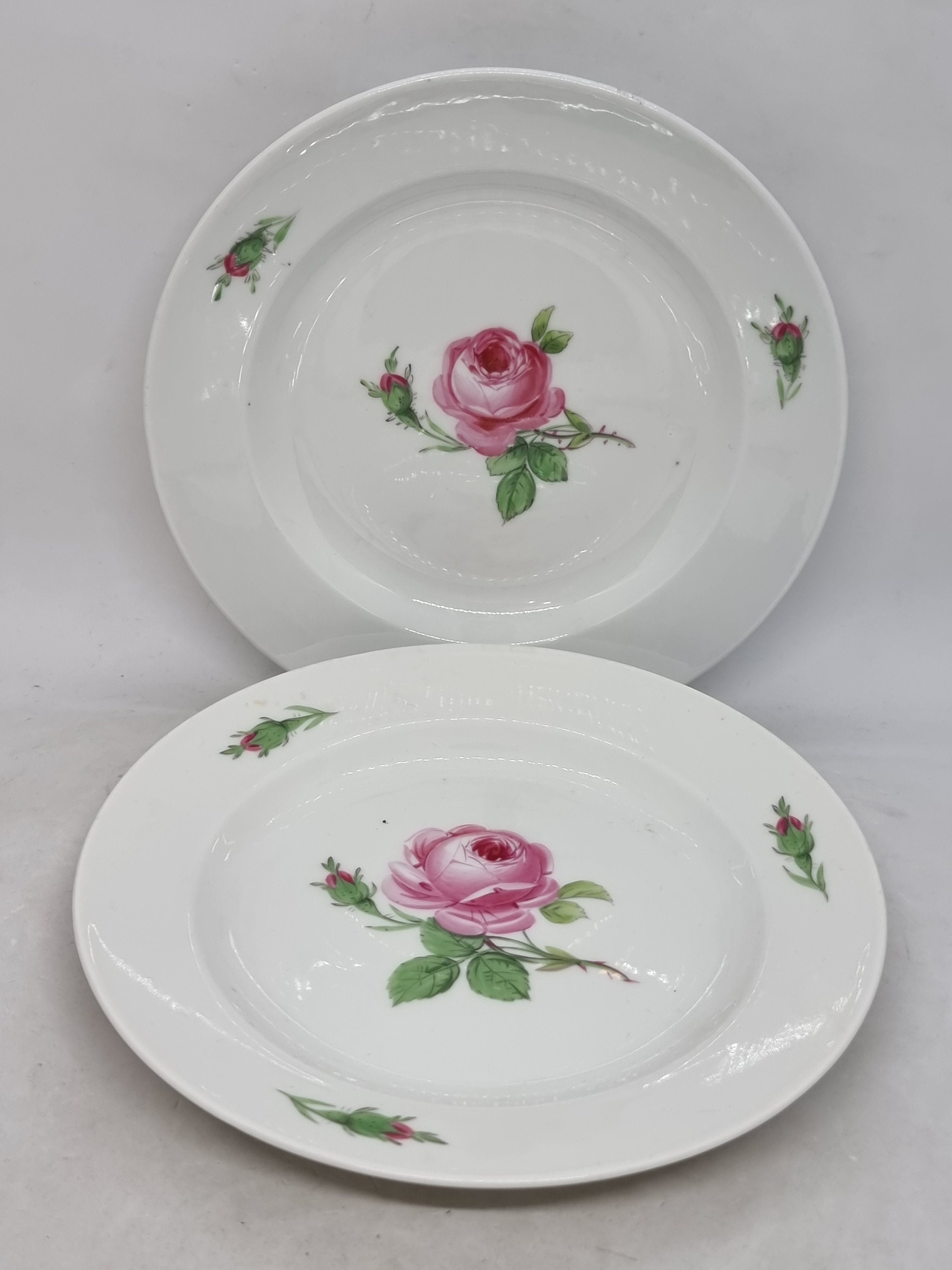 西洋磁器収蔵品　約1900年　ドイツ　マイセン　meissen　手描きコバルトブルー　コーヒーマグカップ ＆ソーサー2点ワンセット　一級品　 19 世紀の「マイセン」磁器皿 | ドイツ製 | - Etsy 日本