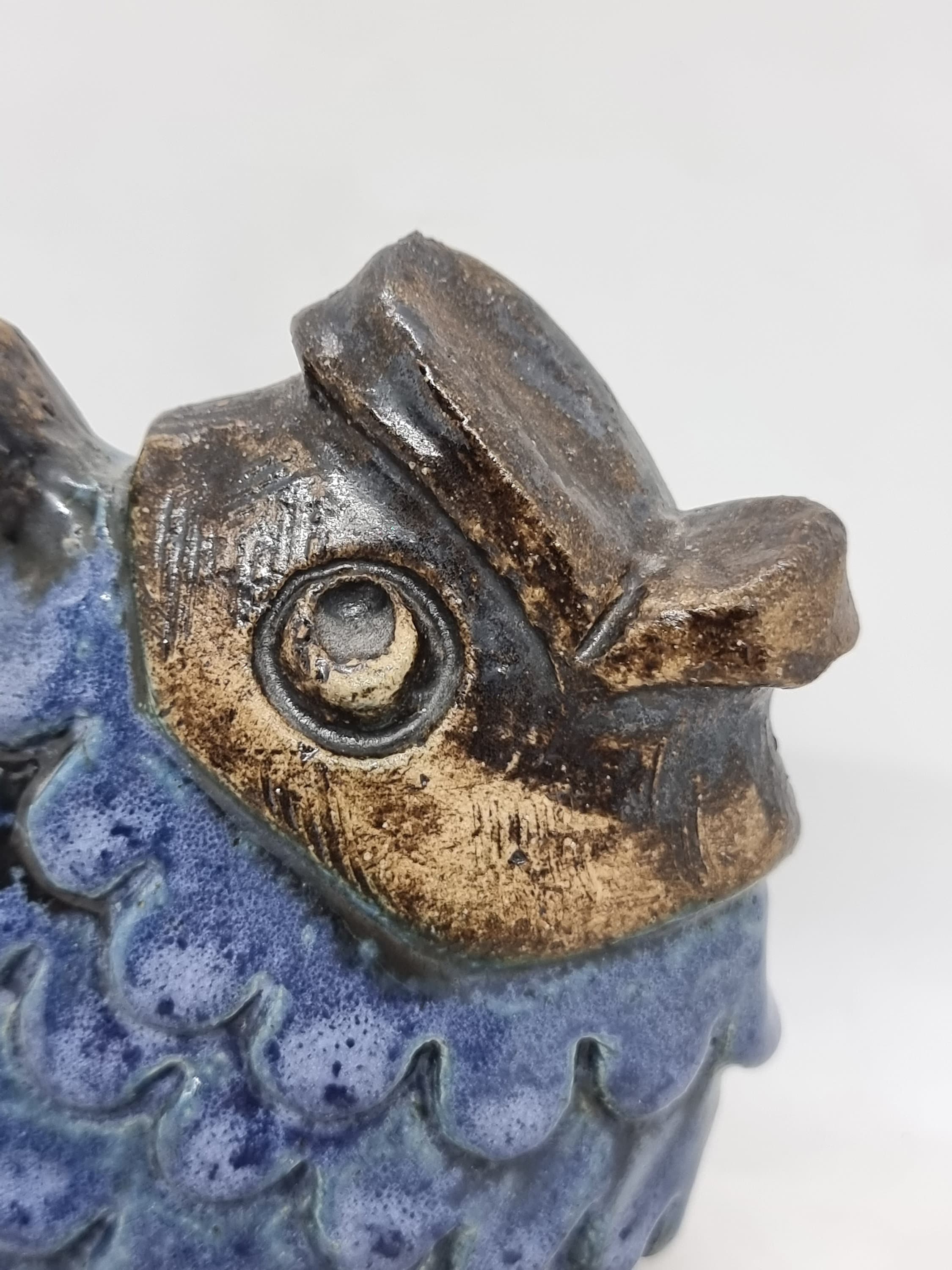 ヴィンテージ セラミック「魚」の置物 | Willy Fischer によるデザイン