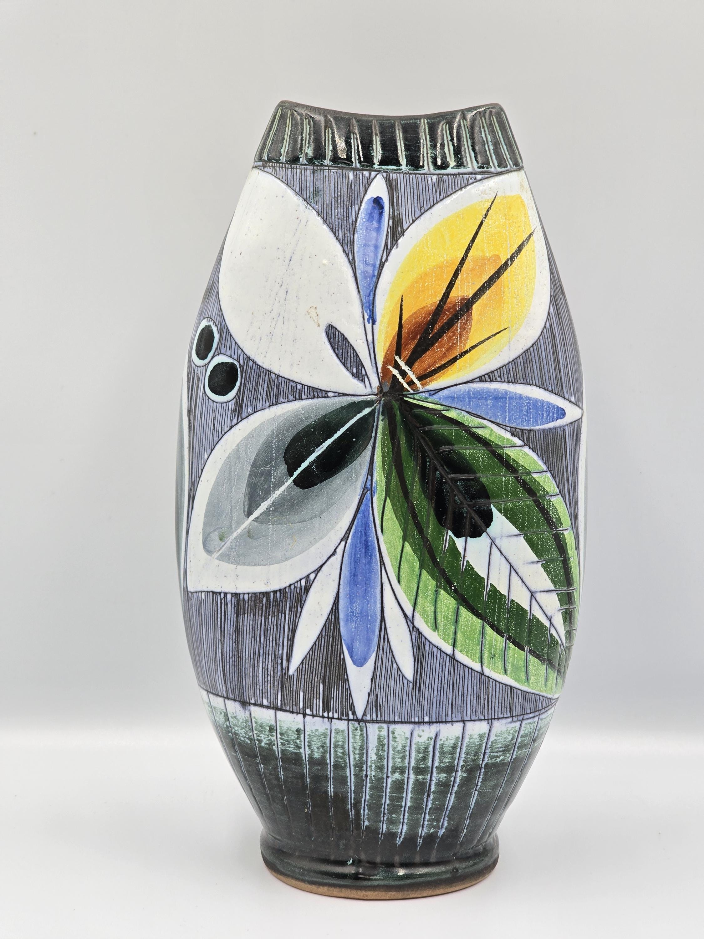 Vintage Tilgmans Vase by Margit Lagerqvist — Hand-painted