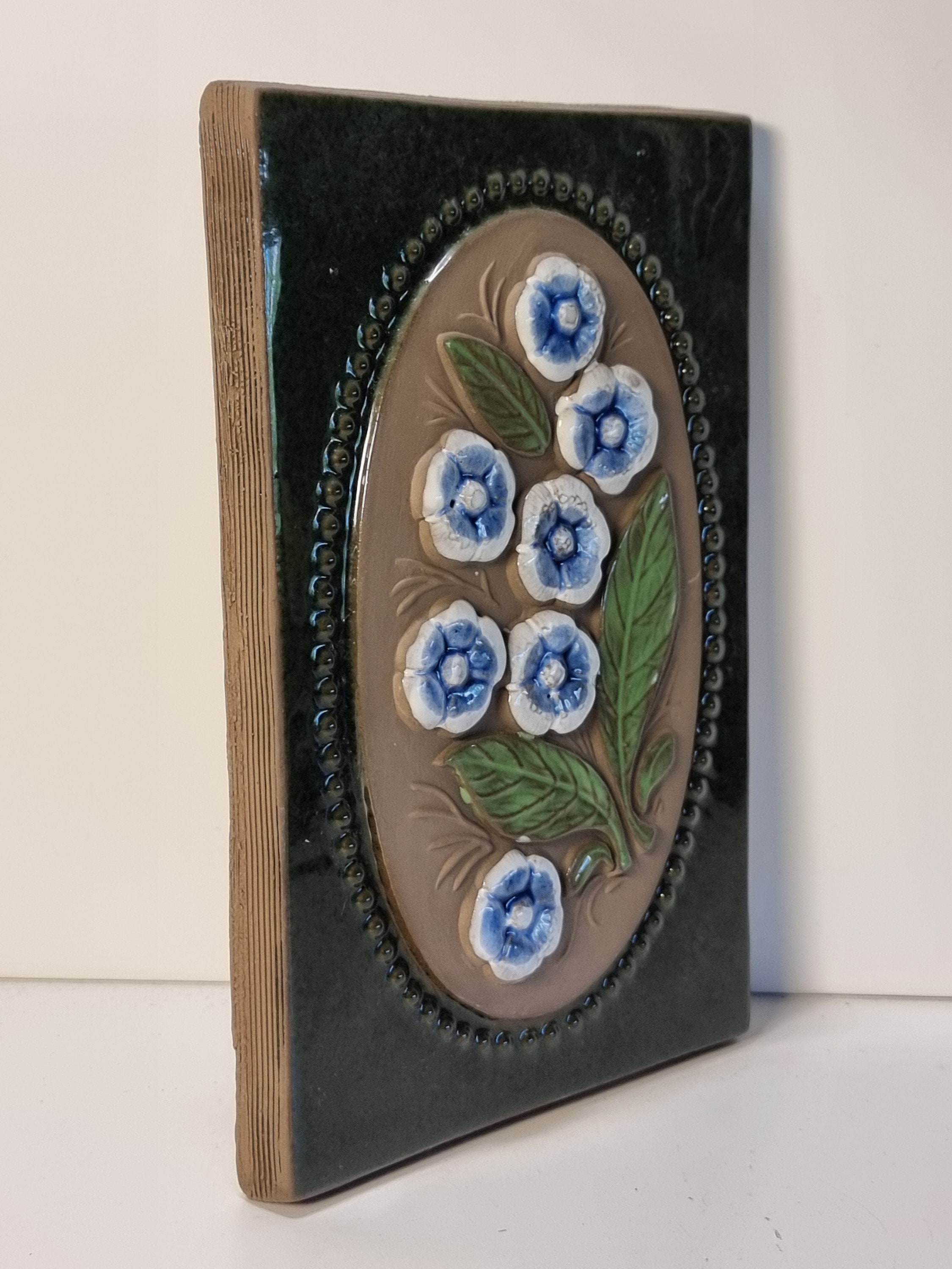 Vintage JIE GANTOFTA Ceramic Wall Plaque No. 749 | Designed by