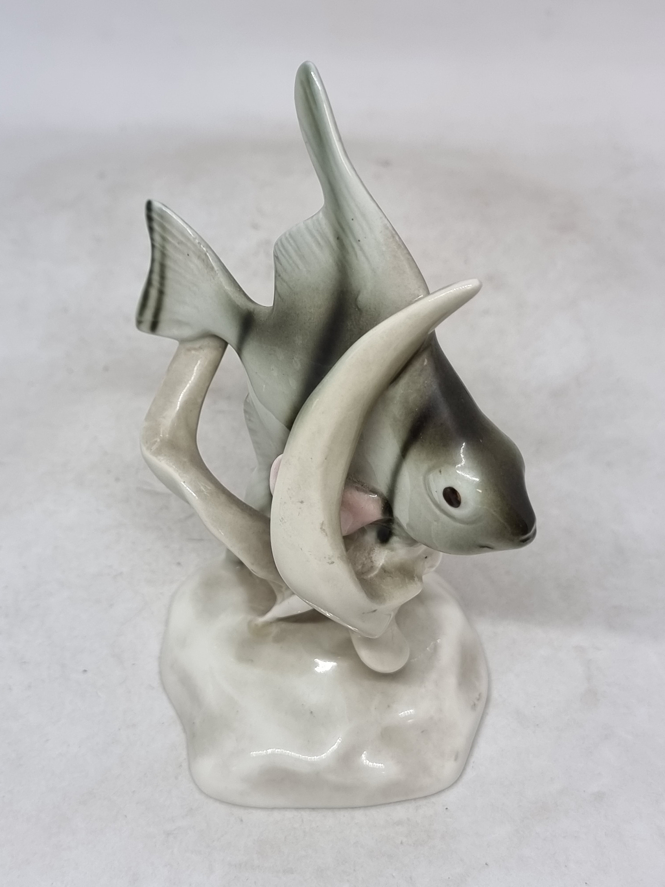  DUX BOHEMIA 魚　置物　ボヘミア Vintage Royal Dux Porcelain Fish Figurine | Made in Czechoslovakia