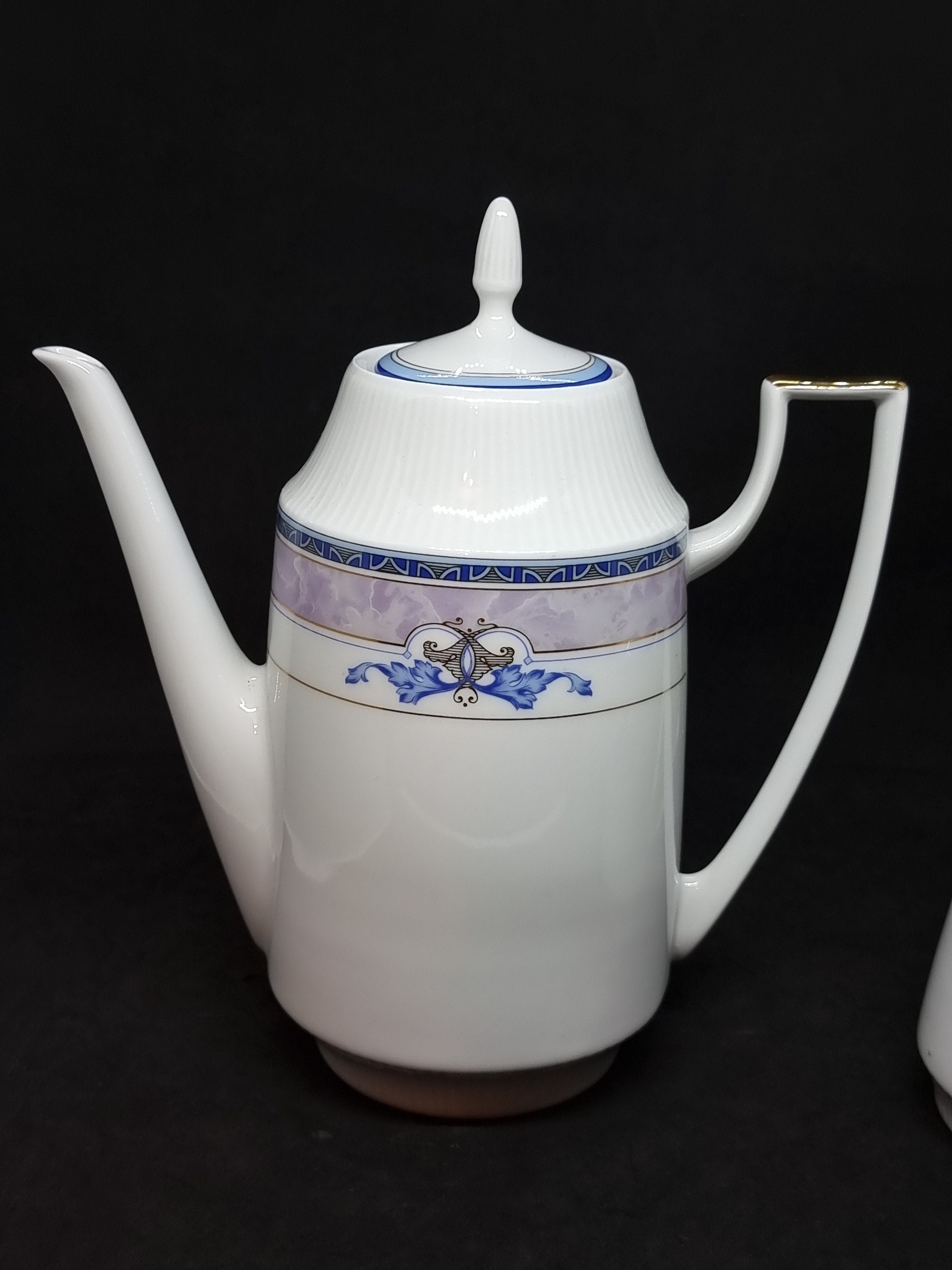 磁器-Porcelain Vintage Pirken Hammer Porcelain Teapot/coffee Pot and a Milk