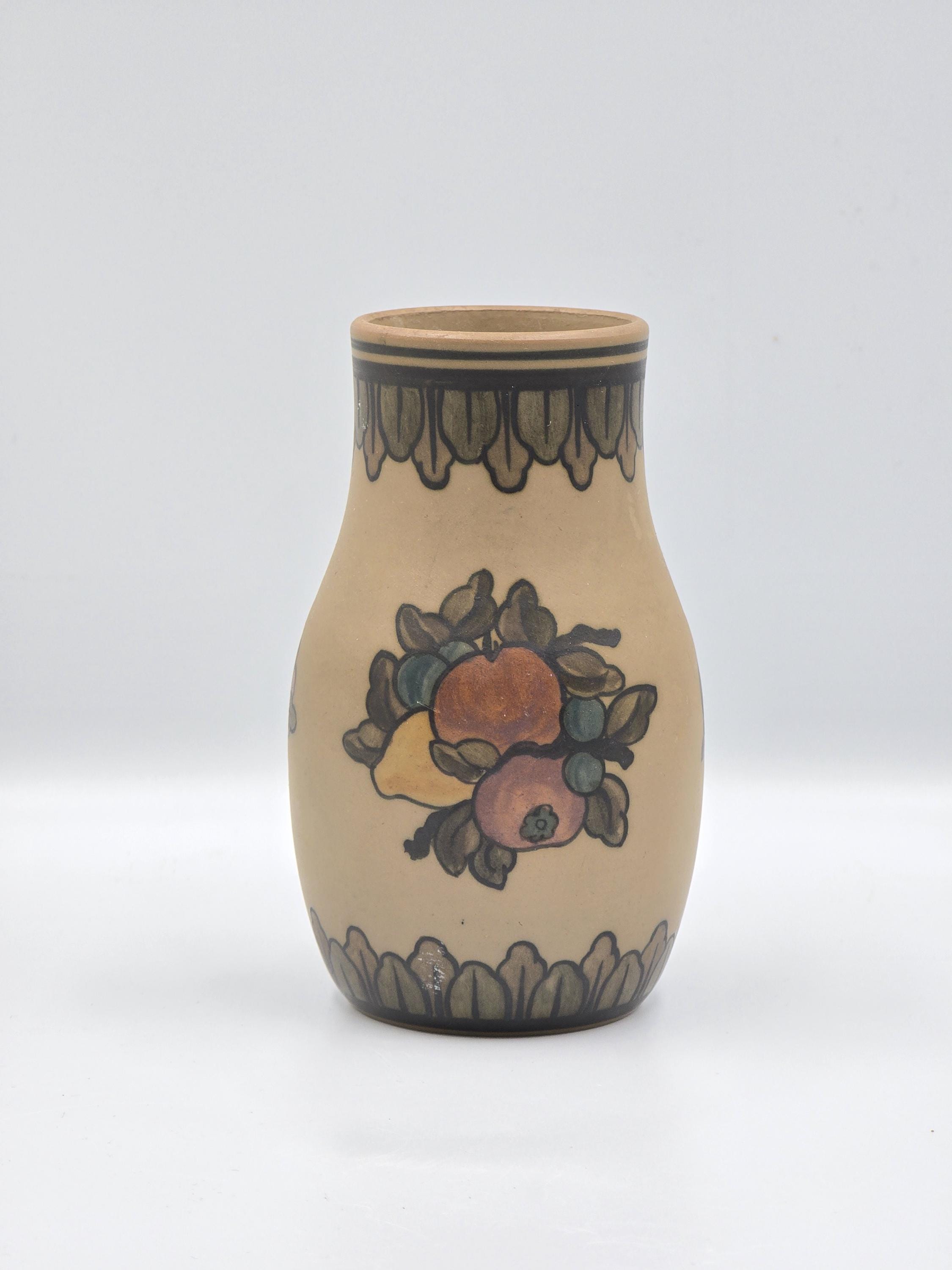 工芸品 Scandinavian Vintage vase Vintage L. Hjorth Danish Pottery Vase – Bornholm, Denmark - Etsy