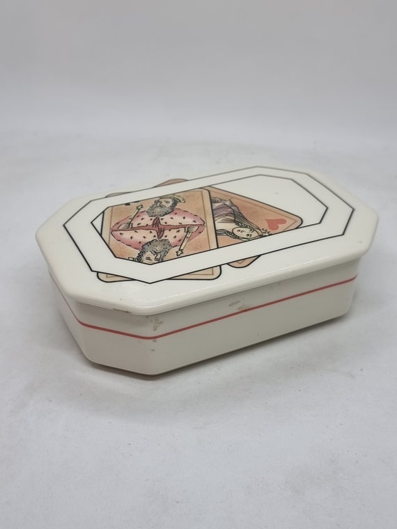 Vintage Villeroy & Boch Porcelain jewelry box Made… Gem
