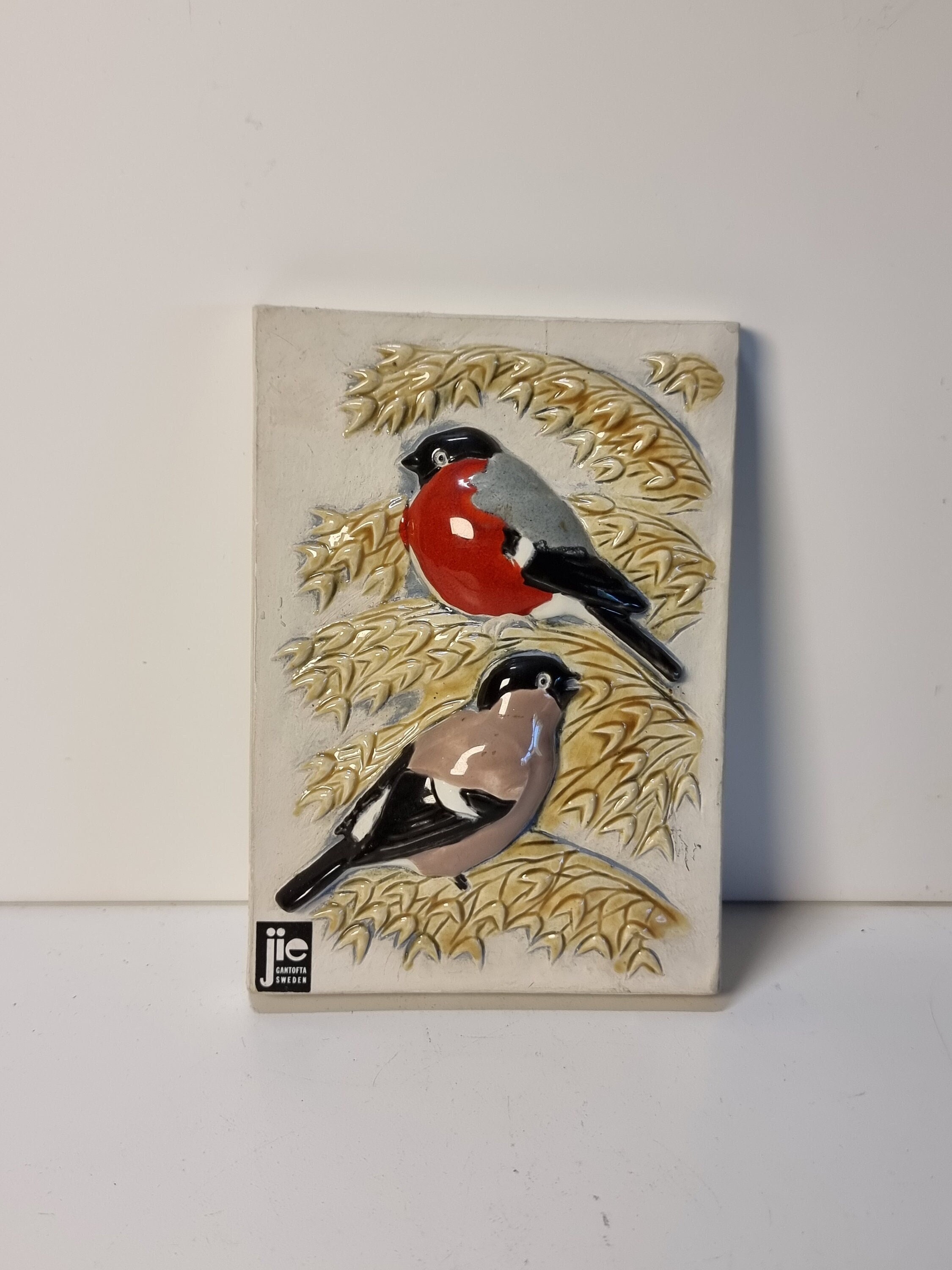 Jie ジィー 少女と小鳥 置物 ビンテージ Jie gantofta bird - Etsy 日本