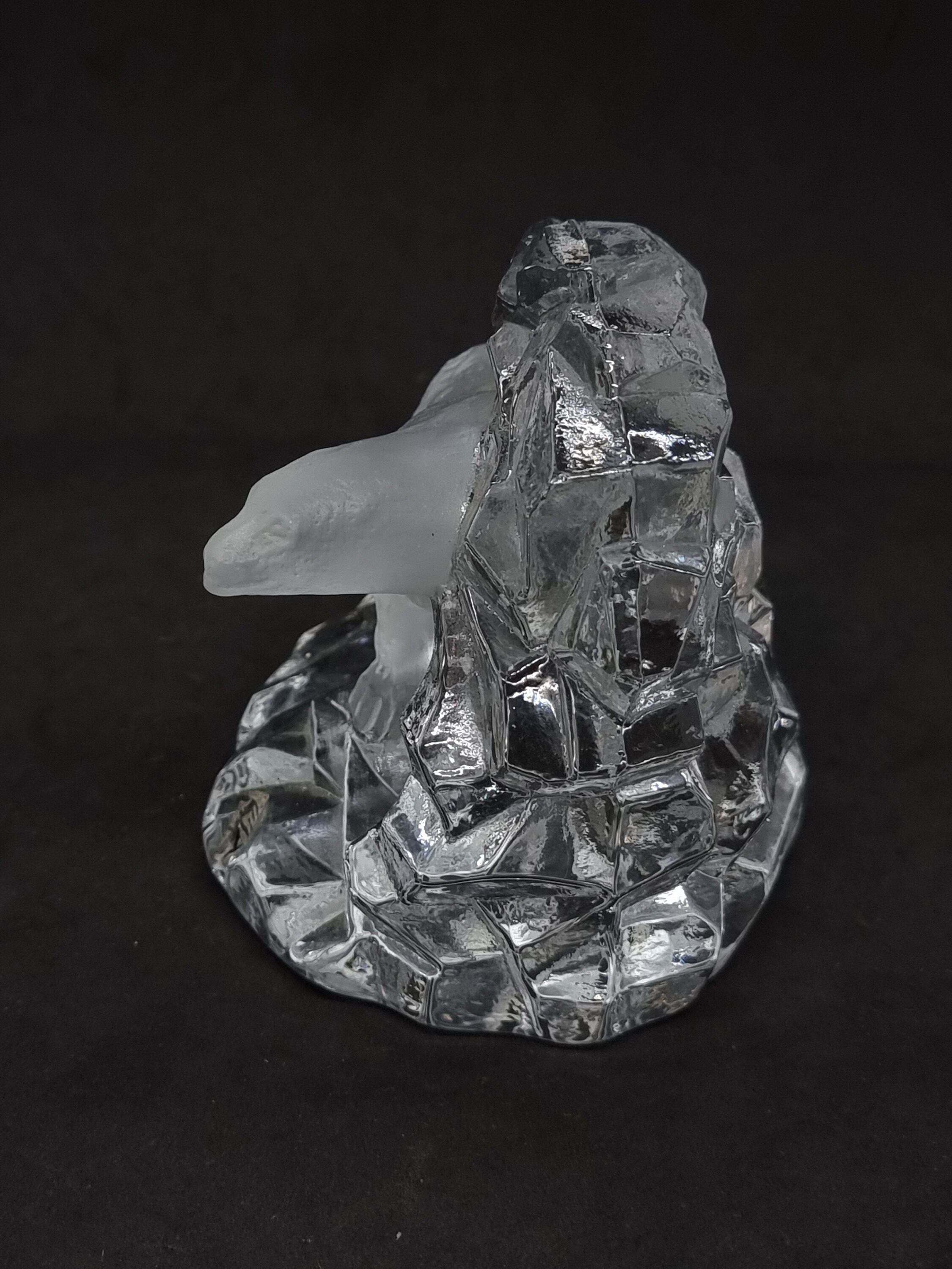 1990年代のスウェーデン製ヴィンテージガラスアートSEA Glasbruk ヴィンテージ SEA グラスブルック アンバー ガラス花瓶、コスタ