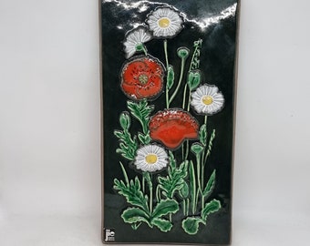 Vintage JIE GANTOFTA Ceramic Wall Plaque no. 872 | Designed by Aimo Nietosvuori |