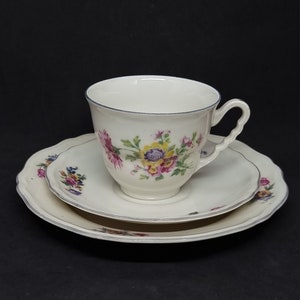 Vintage Epiag D. F. porcelain tea cup and saucers | Made in Germany |