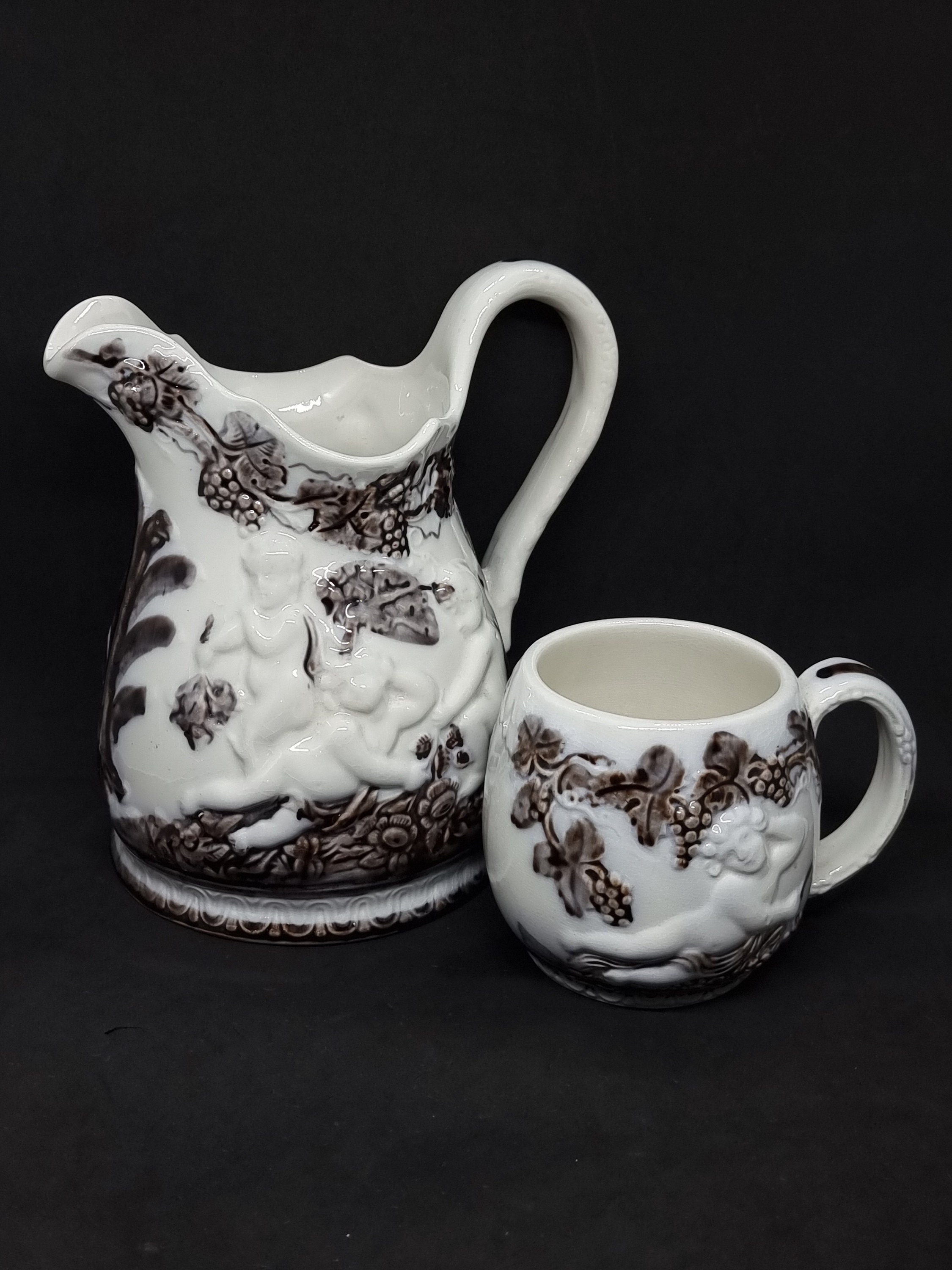UPSALA-EKEBY Gefle MULLBÄR Pitcher Jug and Cup | Made in