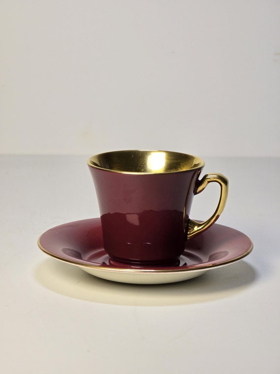 Vintage Crown Devon Fieldings Demitasse Cup & Saucer | - Etsy Denmark