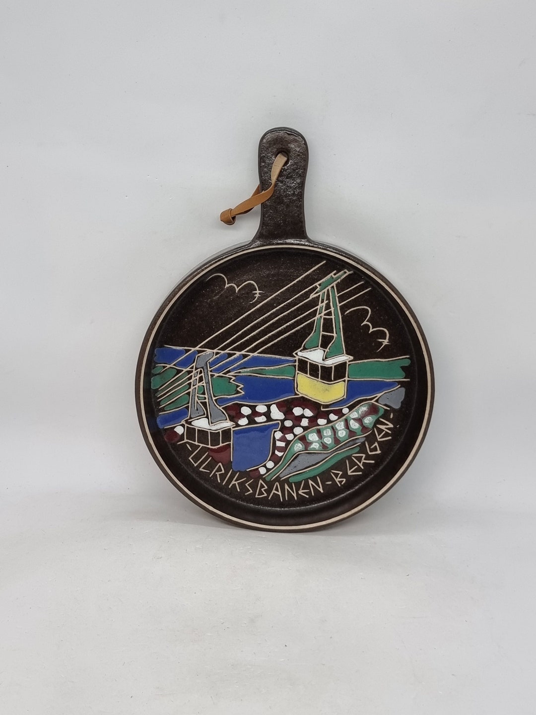 1960s Arol Norwegian Pottery Wall Decoration Midcentury Etsy