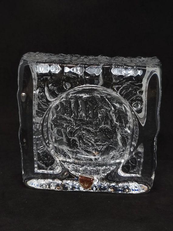 Orrefors クリスタルガラス灰皿 | スウェーデン製、1960 年 | - Etsy 日本
