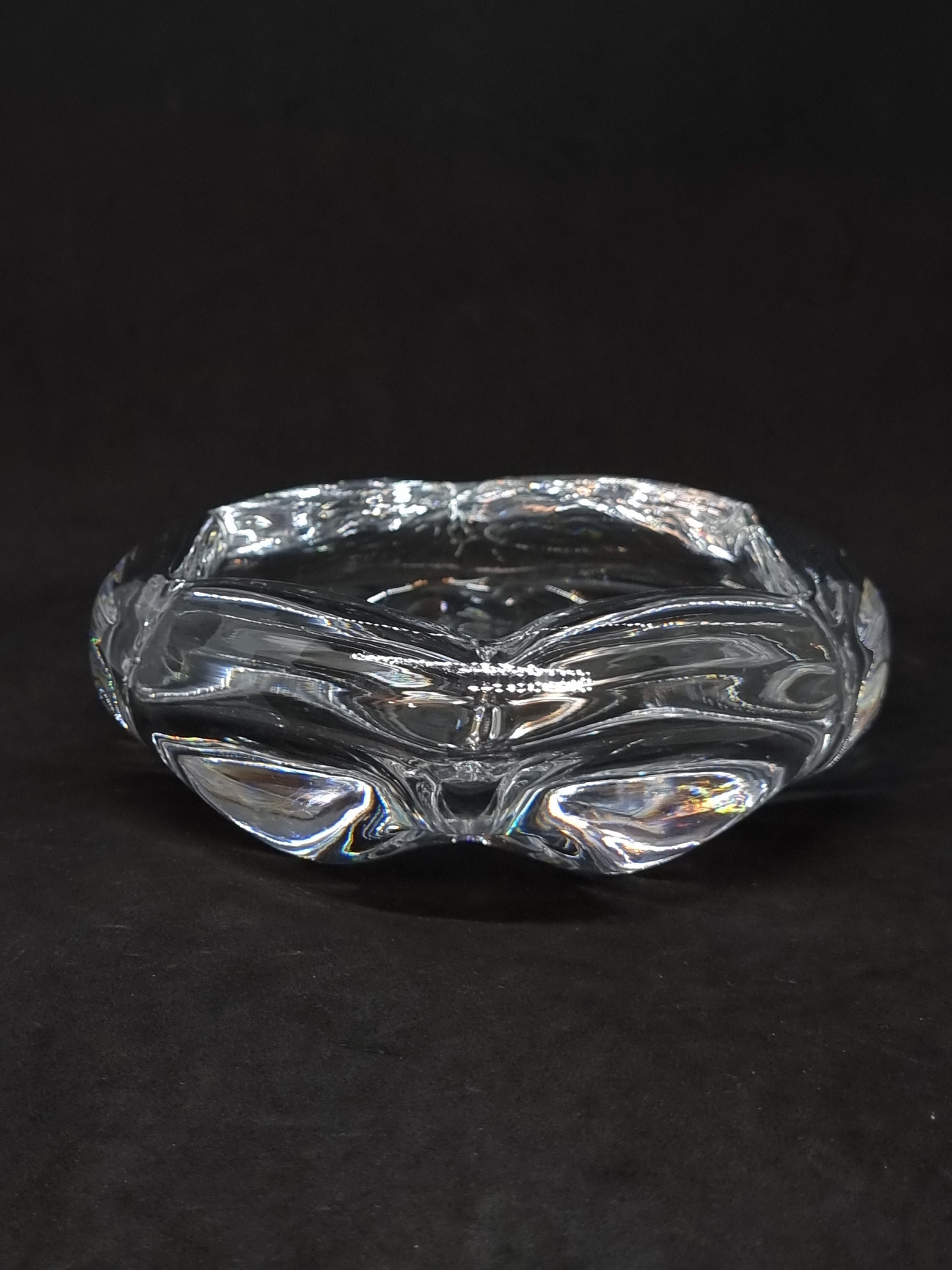 スエーデンOrrefors 十角形クリスタル 器