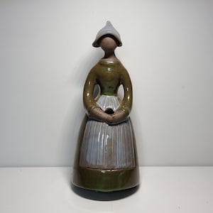 Vintage ceramic lady figurine by Elsi Bourelius for Jie Gantofta Sweden |