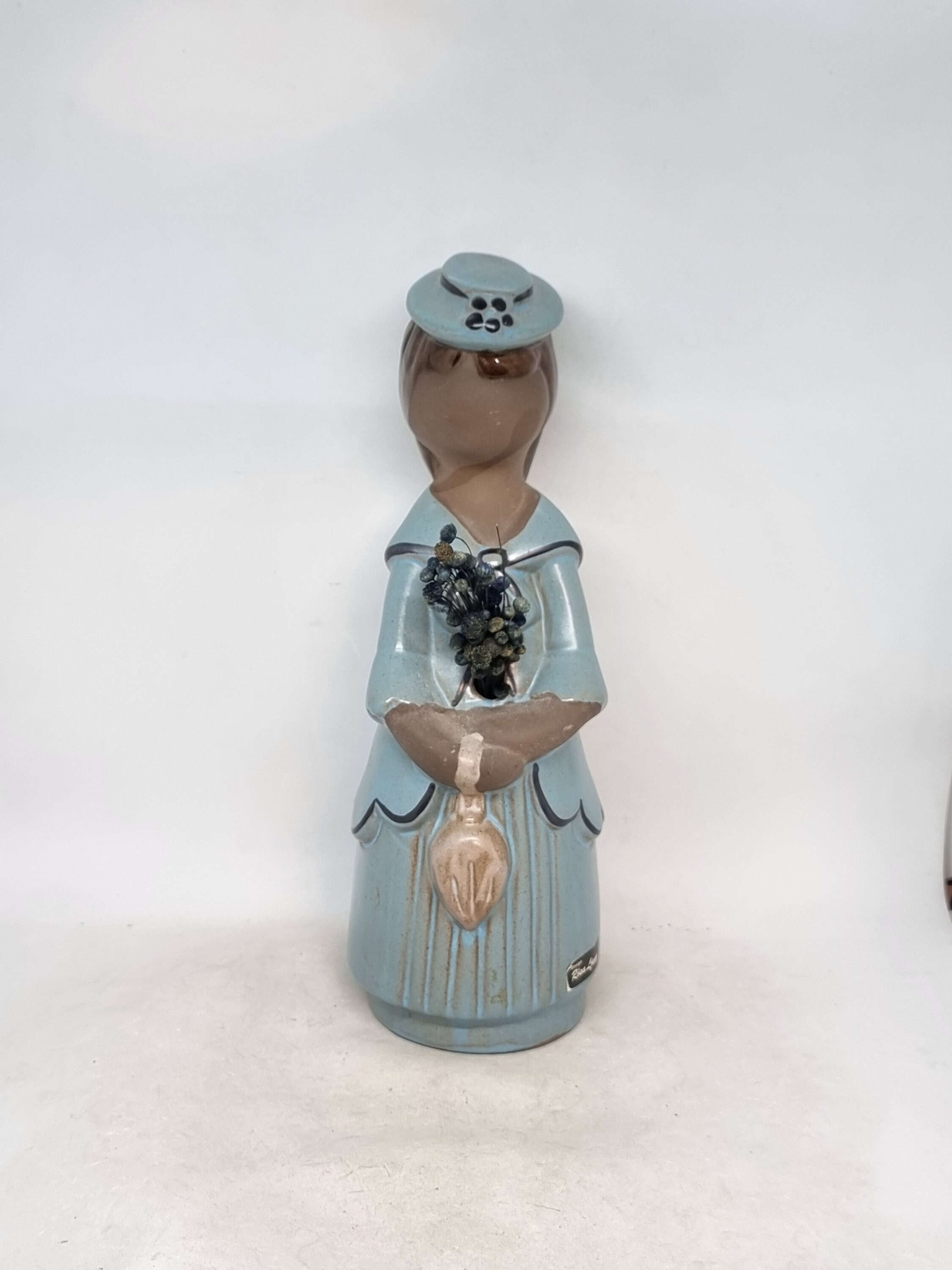 Vintage Ceramic Girl Figurine by Rosa Ljung Deco Sweden Vintage Ceramic Girl Figurine by Rosa Ljung Deco Sweden