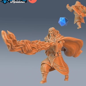 Wizard Adventurer (3 Poses) • Arcane Dungeon • EPIC Miniatures | Dungeons and Dragons | Tabletop Games | Wargames | Resin Miniature