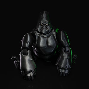Articulated Gorilla Multicolor | 3D Print | Children Toys | Fidget Animal | Desk Toy | Fidget Toy