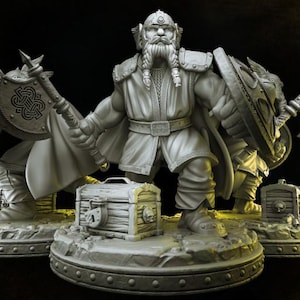 Dwarf Azaghal by Primal Collectibles | Dungeons and Dragons | Tabletop Games | Wargames | Resin Miniature