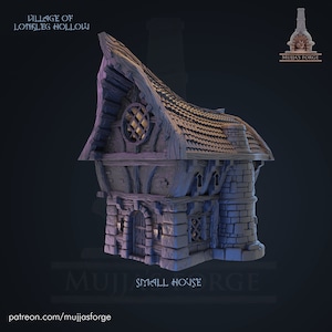 Small House • Gnome Buildings • by Mujja&#39;s Forge | Dungeons and Dragons | Wargames | DnD | Tabletop Games | Scatter Terrain | Diorama