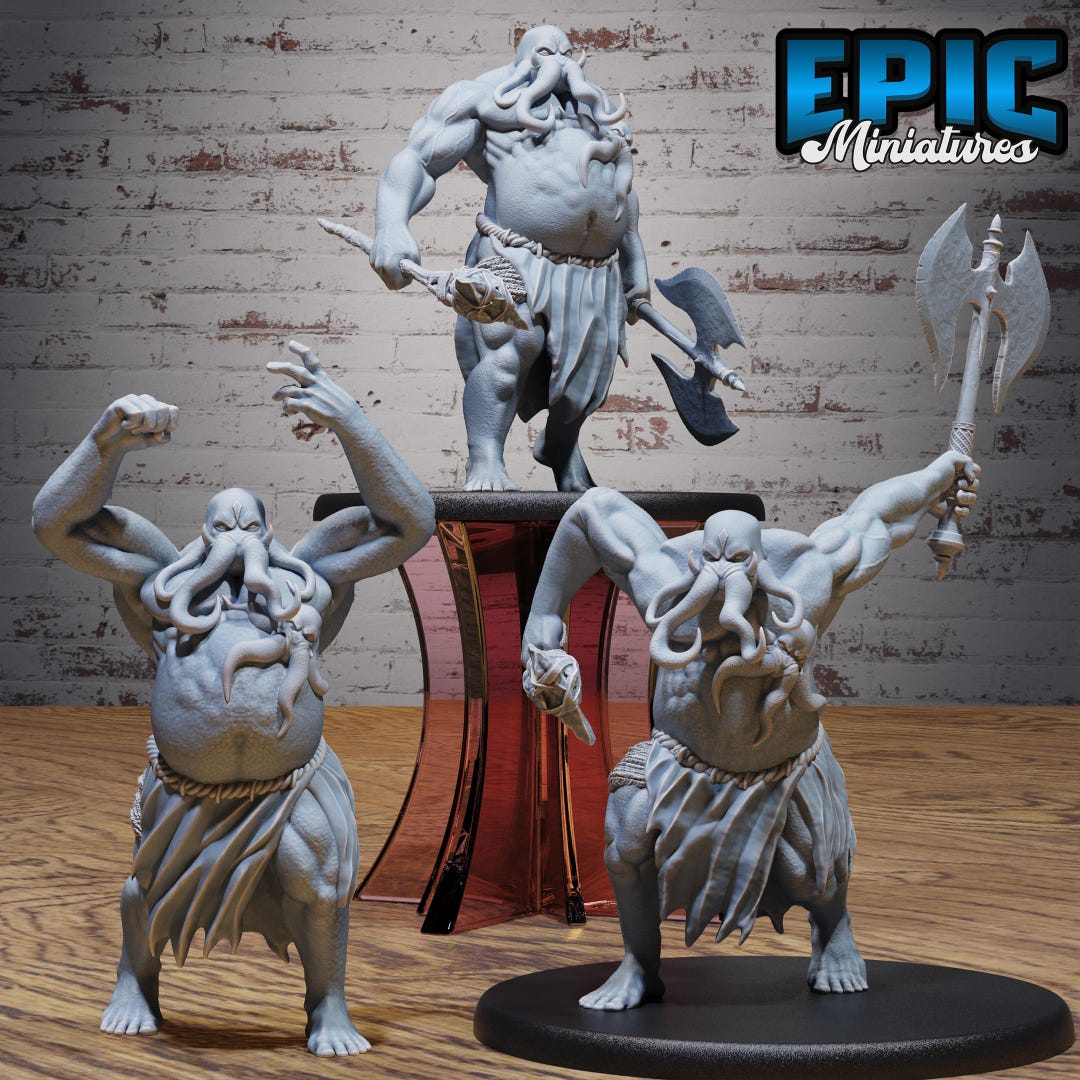 Mind Colossus (3 Poses) • Mind Attack • EPIC Miniatures | Dungeons and ...