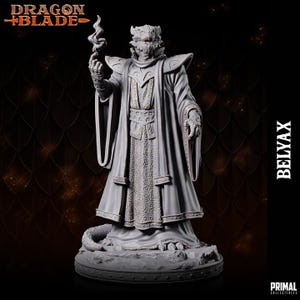 Draconian Wizard Belyax by Primal Collectibles | Dungeons and Dragons | Tabletop Games | Wargames | Resin Miniature