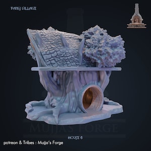 Fairy Village House 6 by Mujja&#39;s Forge | Dungeons and Dragons | D&D | Wargames | DnD | Tabletop Games | Scatter Terrain | Diorama