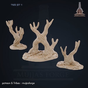 Tree Set 1 • Fantasy Forest Scatter Terrain Set • by Mujja&#39;s Forge | Dungeons and Dragons | Wargames | Tabletop Games | Scatter Terrain