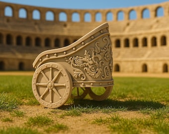Greek Chariot Terrain 15mm 28mm 32mm | DnD, D&D, Pathfinder, Wargaming
