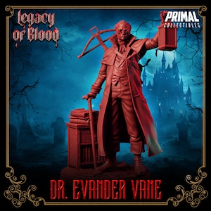 Doctor Evander Vane • Legado de Sangre • Coleccionables primigenios / Mazmorras y dragones / Juegos de mesa / Juegos de guerra / Miniaturas de resina