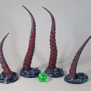 Massive Tentacles 4x Set for Dungeons and Dragons | D&D | DnD | Tabletop Games | Wargaming | Fantasy Games | Kraken | Sea Monster