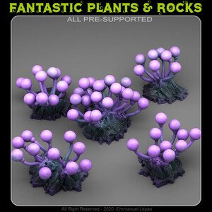 Underwater Light Bulbs (5 Models) by Print Your Monsters | Dungeons and Dragons | D&D | DnD | Tabletop Games | Wargames | Scatter Terrain