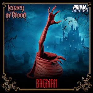 Bagman • Legacy Of Blood • Primal Collectibles / Dungeons and Dragons / Juegos de mesa / Wargames / Miniaturas de resina