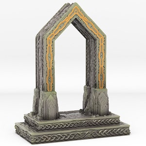 Moria Portal • Fantastische portalen en effecten • door Print Your Monsters | Dungeons and Dragons D &d Tabletop Games | Hars Miniatuur