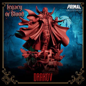 Señor vampiro Drakov • Legado de sangre • Coleccionables primigenios / Mazmorras y dragones / Juegos de mesa / Juegos de guerra / Miniaturas de resina