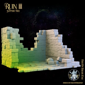 Ruin 3 • The Ruins of Ashborne • by Tabletop Terrain | Dungeons and Dragons | D&D | Wargames | DnD | Tabletop Games | Scatter Terrain