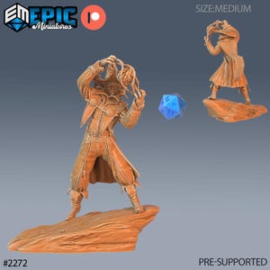 Dark Magician Fireball • Arcane Dungeon • EPIC Miniatures | Dungeons and Dragons | Tabletop Games | Wargames | Resin Miniature