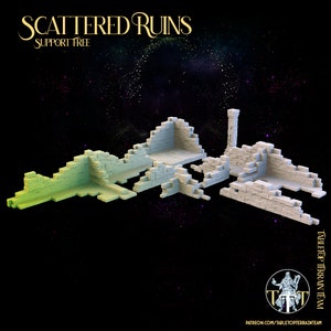 Scattered Ruins • The Ruins of Ashborne • by Tabletop Terrain | Dungeons and Dragons | D&D | Wargames | Tabletop Games | Scatter Terrain