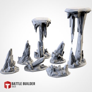 Cave Rocks by Txarli Factory | Post Apocalyptic | Wargames | DnD | Dungeons and Dragons | Scatter Terrain | Diorama