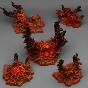 Devil Aberration Stones by Print Your Monsters | Dungeons and Dragons | D&D | DnD | Tabletop Games | Wargames | Resin Miniature