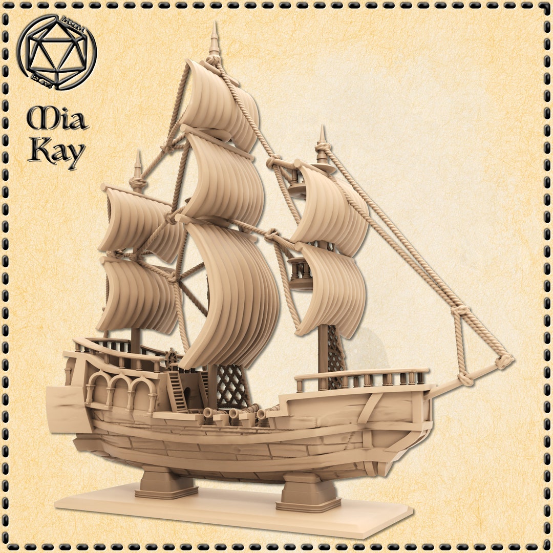 Pirate Ship by M3DM | Dungeons and Dragons | D&amp;D | RPG | Dnd | Tabletop ...
