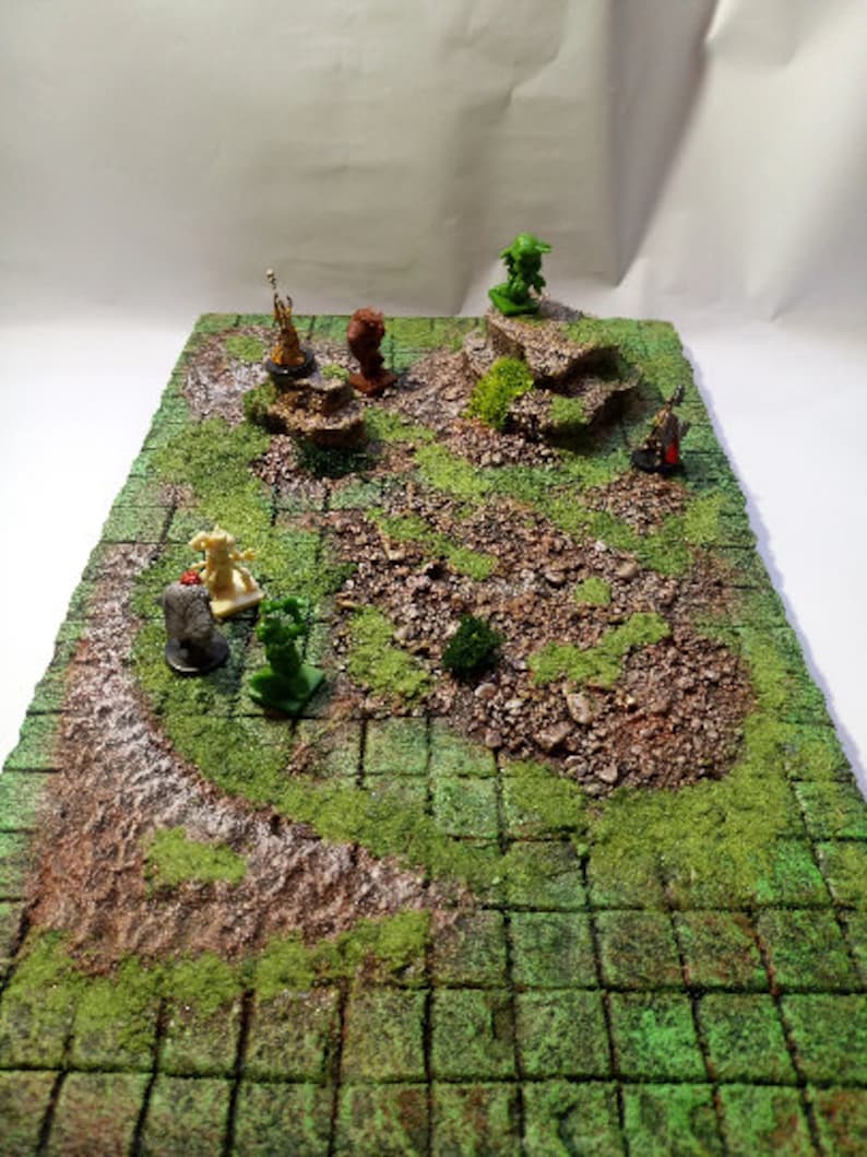 Forest Battlemat 19x12 for Dungeons and Dragons D&amp;D - Etsy