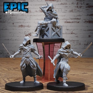 Ninja incappucciato (3 pose) • Ninja Legends • EPIC Miniatures / Dungeons and Dragons / Giochi da tavolo / Wargames / Miniature in resina